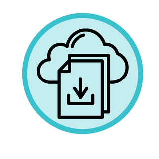 downloadable resources icon