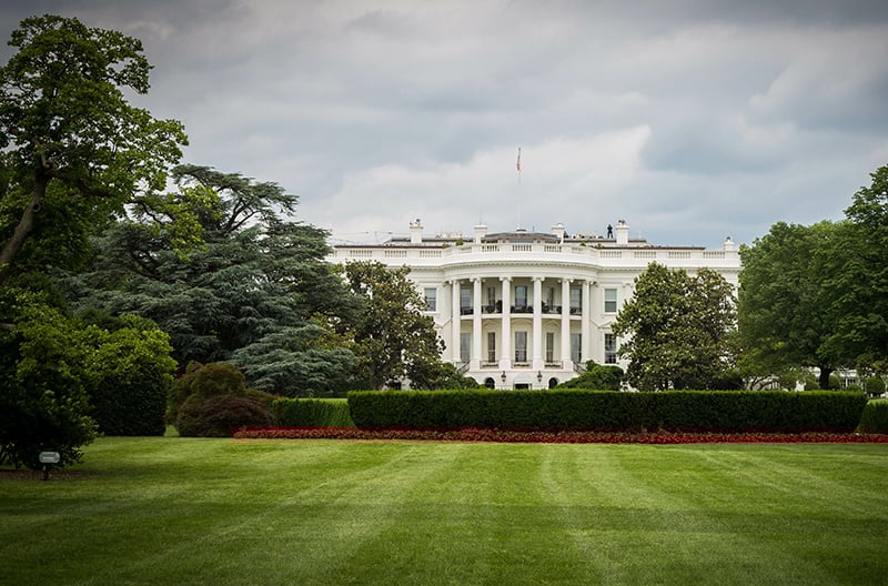 Photo of the White House in Washington, DC