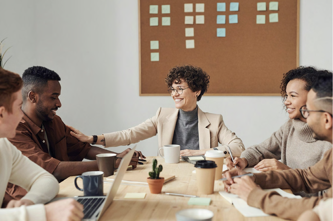 Diverse people in a working environment