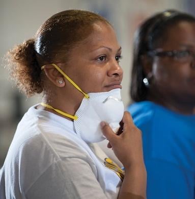 An apprentice is ready for more training in the hopes of increasing her earning potential.