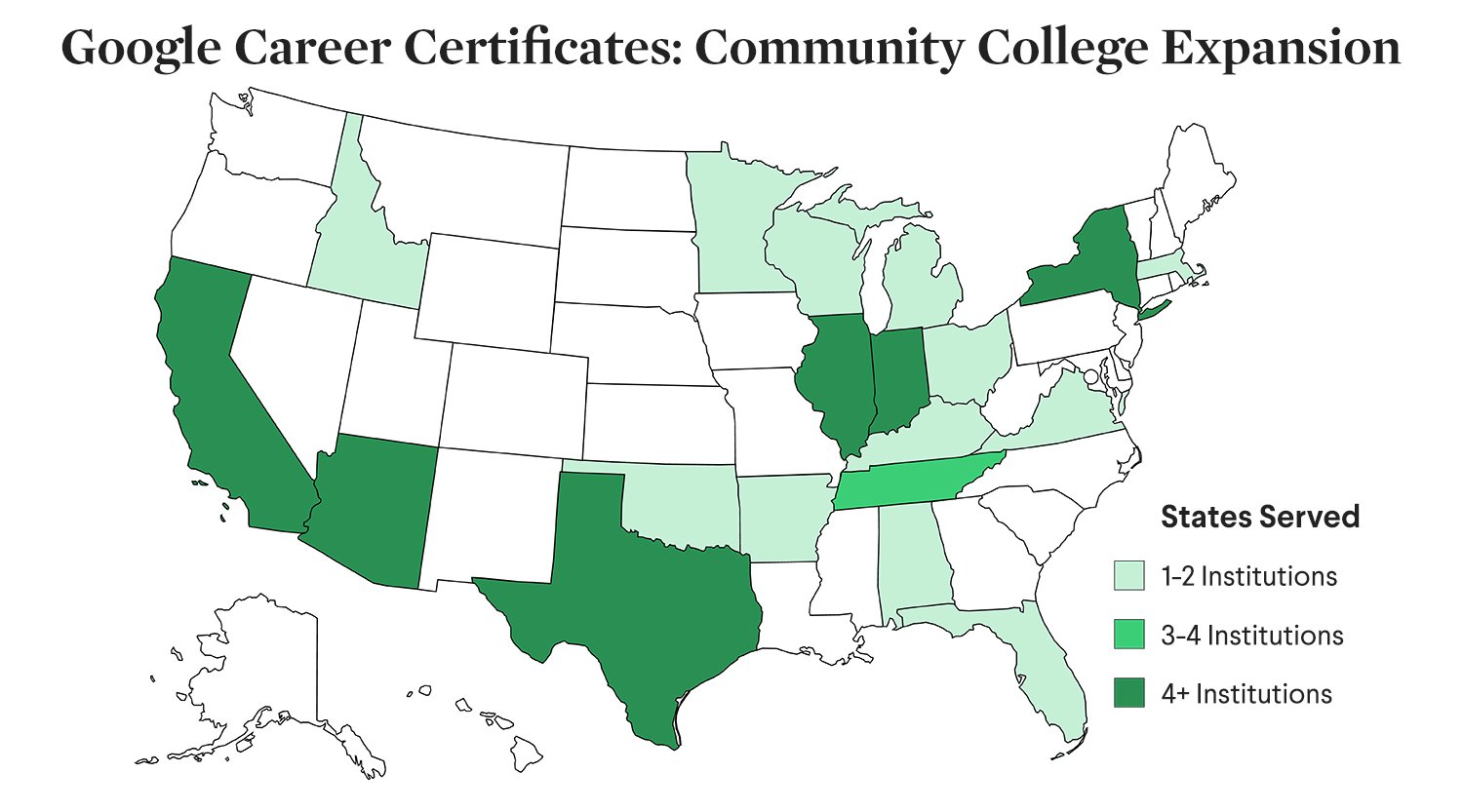3 Google Career Certificates Community College Expansion