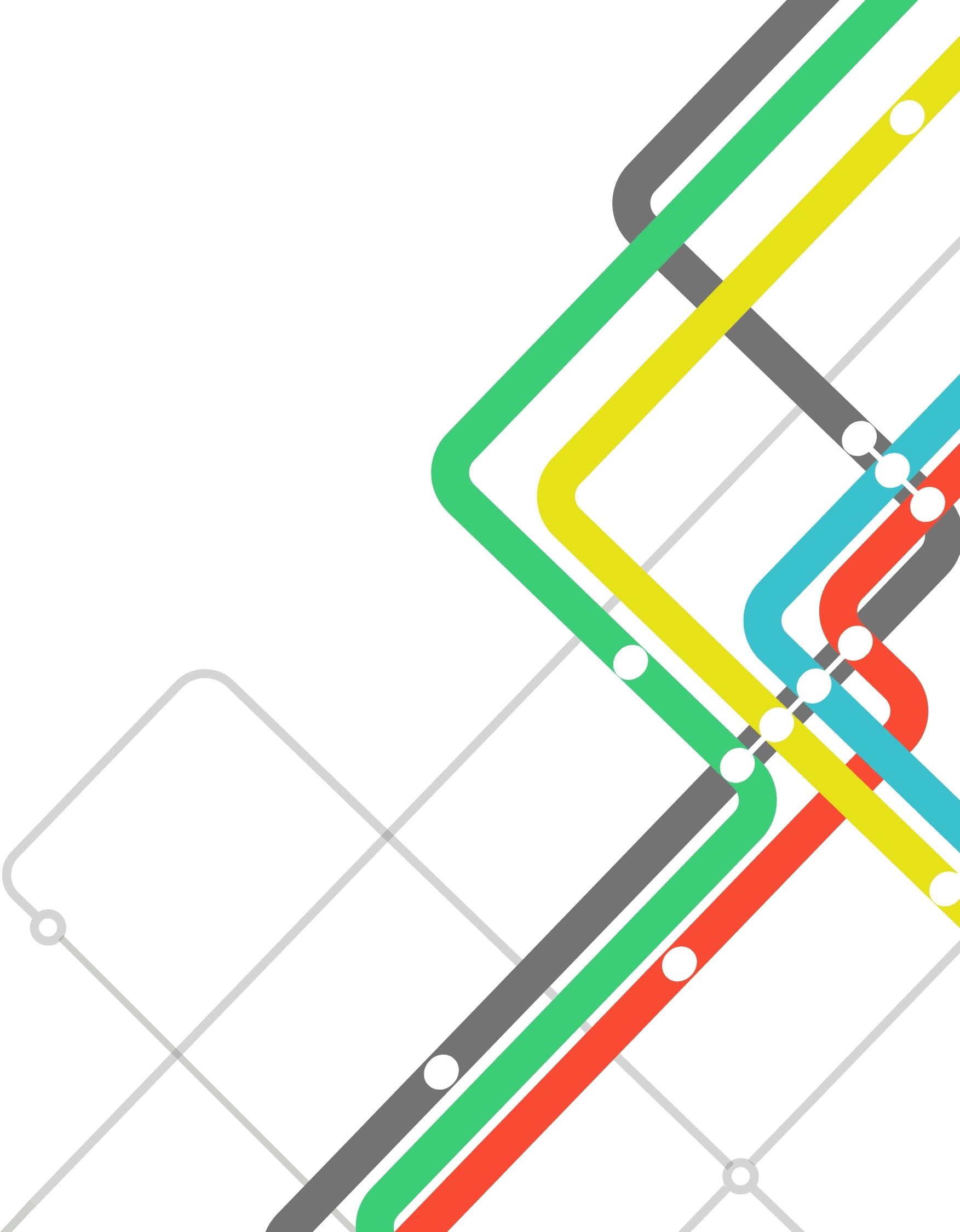 Map of train lines